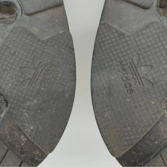 Adidas ZX 2K Boost Pure Black White Beige UK Size 10.5 Running Gym Trainers - Picture 9 of 10